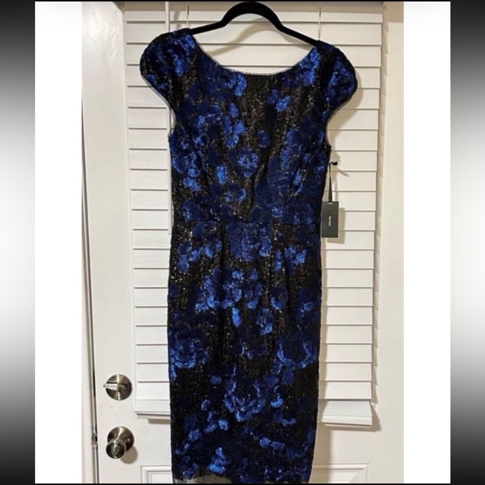 Vera Wang NWT Sequin V-Back Dress